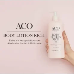 ACO Body Lotion Rich Parfymfri Kroppslotion 400 ml