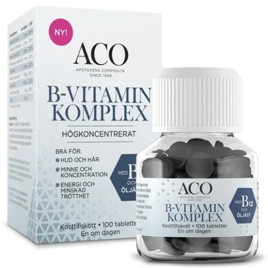 ACO B-vitamin Komplex 100 tabletter