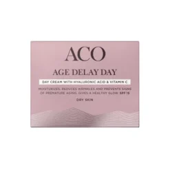 ACO Face Age Delay Day Cream Dry Skin Parfymerad Anti-age Dagkräm 50 ml