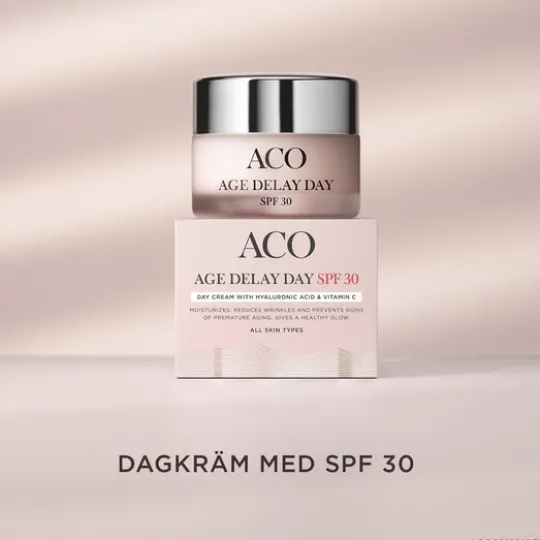 ACO Face Age Delay Day Cream SPF30 Parfymerad 50 ml