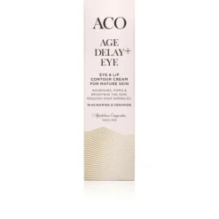 ACO Face Age Delay+ Eye & Lip Contour Cream Oparfymerad 15 ml