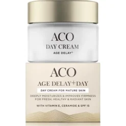 ACO Face Age Delay+ Night Cream Anti Age Nattkräm Parfymerad 50 ml