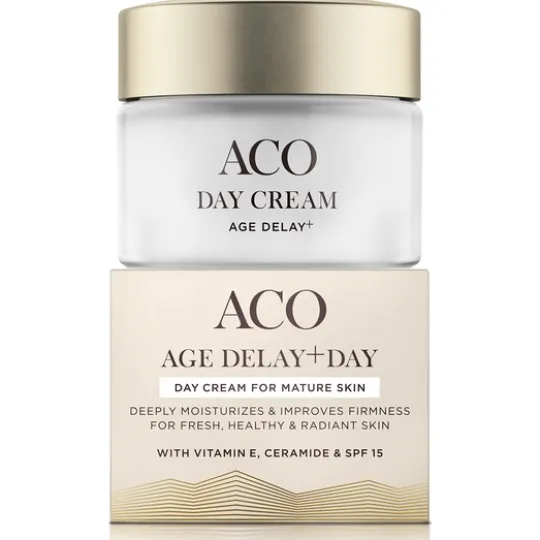 ACO Face Age Delay+ Night Cream Anti Age Nattkräm Parfymerad 50 ml