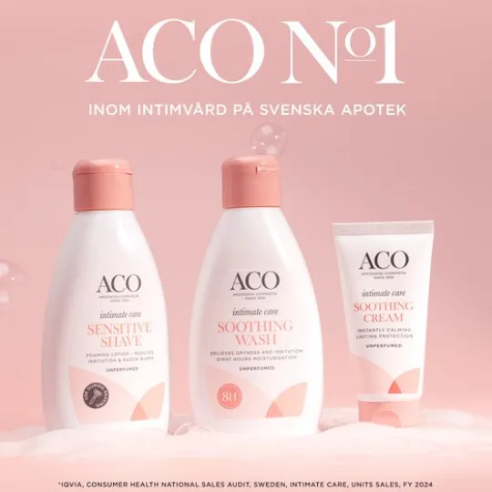 ACO Intimate Care Soothing Wash Oparfymerad 200 ml