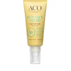 ACO Sun Face Mattifying Fluid SPF50+ Parfymfri Solskydd Ansikte 40 ml