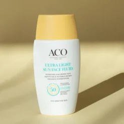 ACO Sun Ultra Light Face Fluid SPF50+ Ultralätt Solskydd Ansikte 40 ml