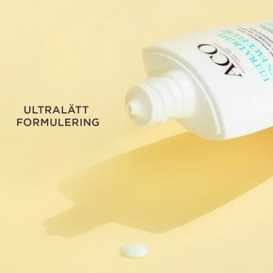 ACO Sun Ultra Light Face Fluid SPF50+ Ultralätt Solskydd Ansikte 40 ml