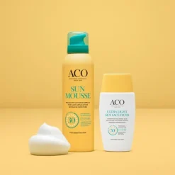 ACO Sun Ultra Light Face Fluid SPF50+ Ultralätt Solskydd Ansikte 40 ml