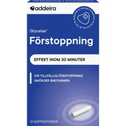 Addeira Glycelax förstoppning 12 st suppositorium
