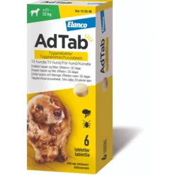 AdTab 450 mg Tuggtabletter för Hund > 11–22 kg 6 st