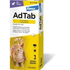 AdTab 12 mg Tuggtabletter för Katt (0,5–2 kg)