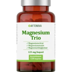 AfteNova Magnesium Trio 125 mg 120 kapslar