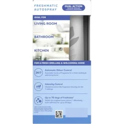 Air Wick Freshmatic Automatic Spray Starter Kit Crisp Linen & Lilac 250 ml