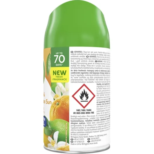 Air Wick Freshmatic Automatic Spray Refill Lemon & Mediterranean Sun 250 ml