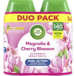 Air Wick Freshmatic Automatic Spray Duo Refill Magnolia & Cherry Blossom 2 x 250 ml