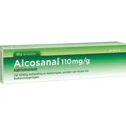 Alcosanal, rektalsalva 110 mg/g 50 g