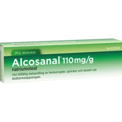 Alcosanal, rektalsalva 110 mg/g 20 gr