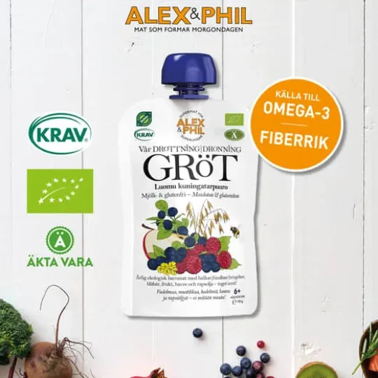 Alex&Phil Drottninggröt 5 x 100 g