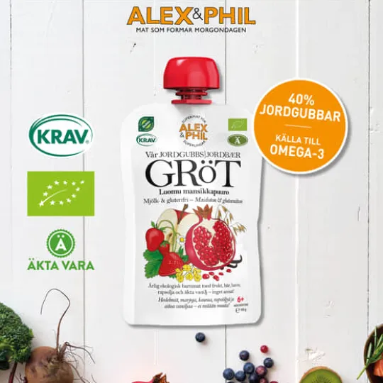 Alex&Phil Jordgubbsgröt 5 x 100 g