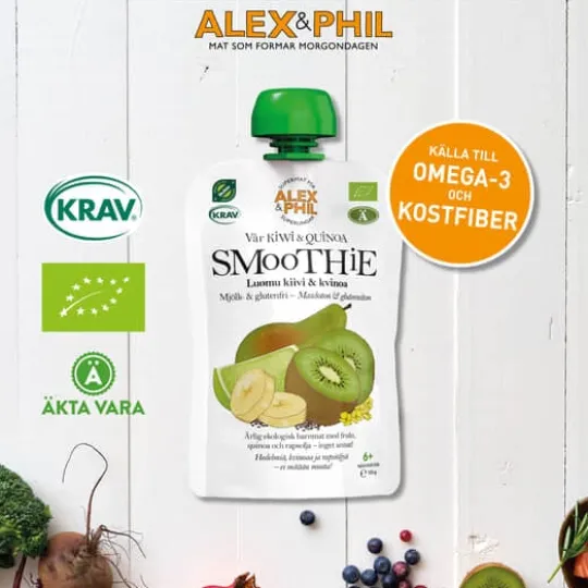 Alex&Phil Kiwi & quinoasmoothie 5 x 100 g