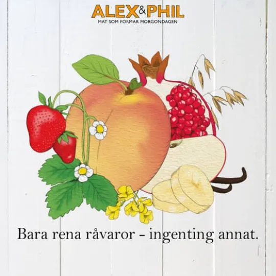 Alex&Phil Persika & vaniljsmoothie 5 x 100 g