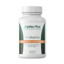 Alpha Plus A-vitamin 60 kapslar