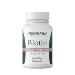 Alpha Plus Biotin 120 kapslar