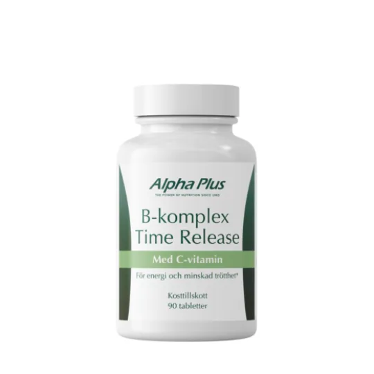 Alpha Plus B-Komplex Time Release 90 tabletter