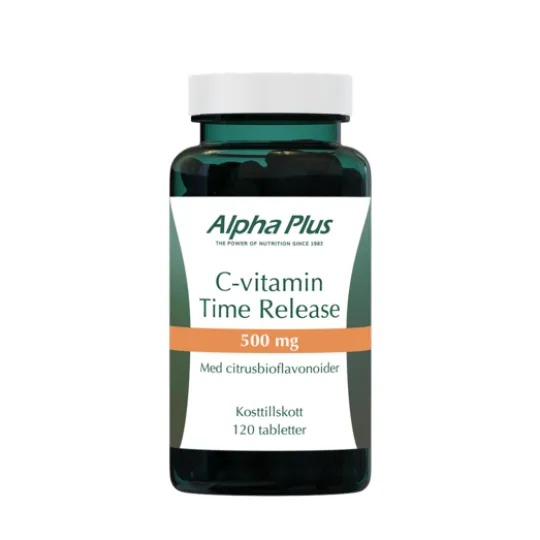 Alpha Plus C-vitamin Time Release 500 mg 120 tabletter