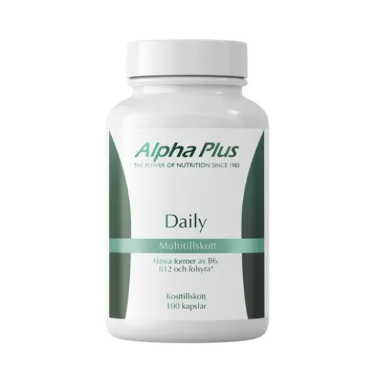 Alpha Plus Daily Multitillskott 100 kapslar