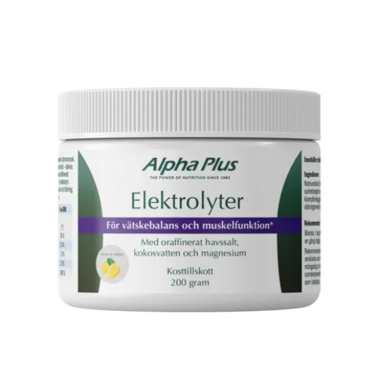Alpha Plus Elektrolyter Citron 200 g