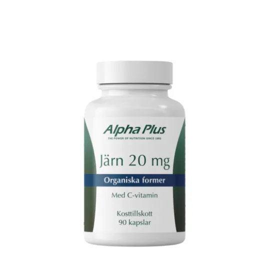 Alpha Plus Järn 20 mg 90 tabletter