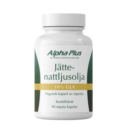 Alpha Plus Jättenattljusolja 90 kapslar