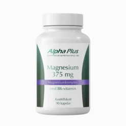 Alpha Plus Magnesium 375 mg 90 kapslar