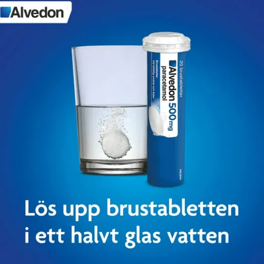 Alvedon Brustablett 500 mg 20 st