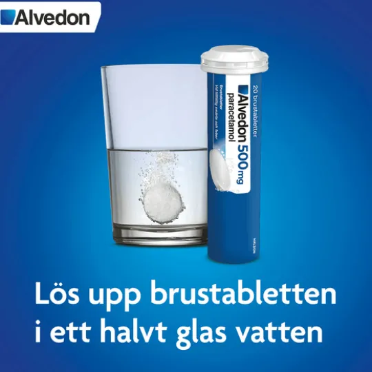 Alvedon Brustablett 500 mg 20 st