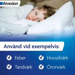 Alvedon Munsönderfallande tablett 250 mg 12 st (15-40 kg)