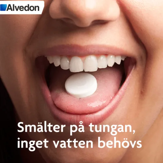Alvedon Munsönderfallande tablett 500 mg 16 st