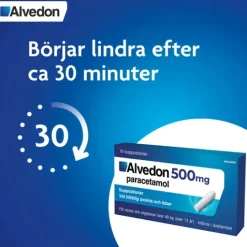Alvedon Suppositorium 500 mg 10 st