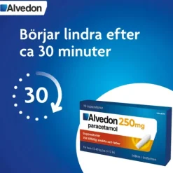 Alvedon Suppositorium 250 mg 10 st (15-40 kg)