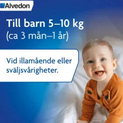 Alvedon Suppositorium 60 mg 10 st (5-10 kg)