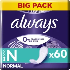 Always Dailies Normal Trosskydd 60 st
