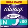 Always Daily Fresh Normal Trosskydd 0% Parfymer och Färgämnen 80 st