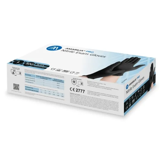 Amabilia Pro Nitrilhandskar Svart L 100 st