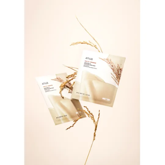 ANUA Rice 70 Glow Collagen Mask 4 st