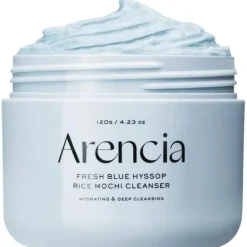 Arencia Blue Hyssop Rice Mochi Cleanser 120 g