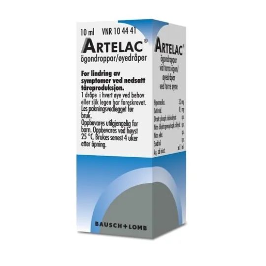 Artelac ögondroppar lösning, 10 ml