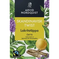 Arvid Nordquist Lakritstäppa 17 tepåsar