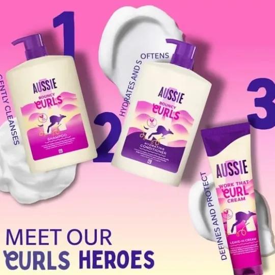 Aussie Bouncy Curls Schampo 600 ml