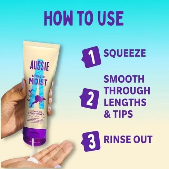 Aussie Miracle Moist Detangling Conditioner 200 ml